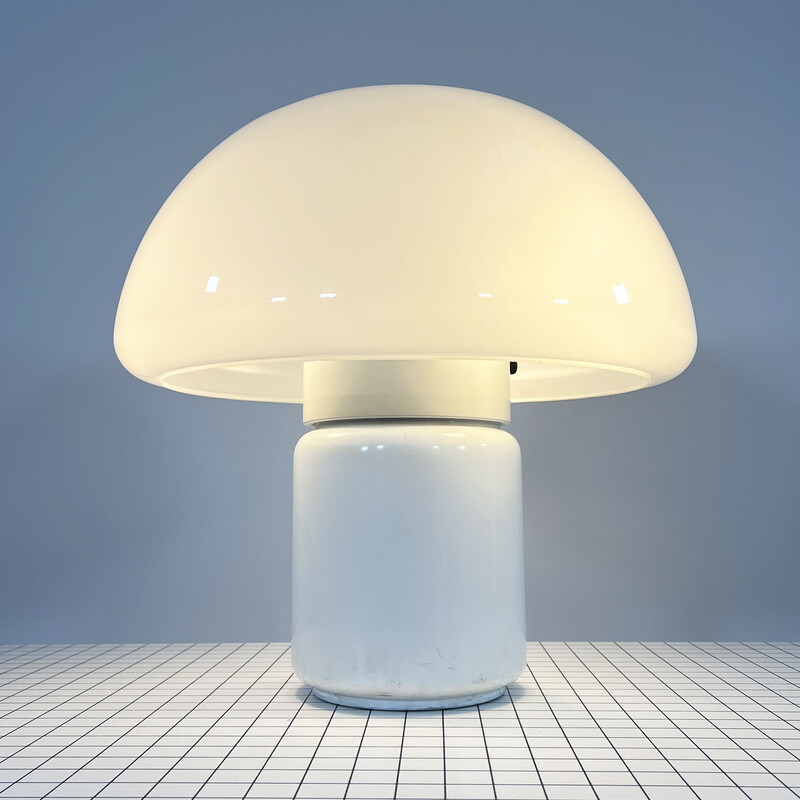 Lámpara de mesa Vintage Mushroom de Elio Martinelli para Martinelli Luce, años 70