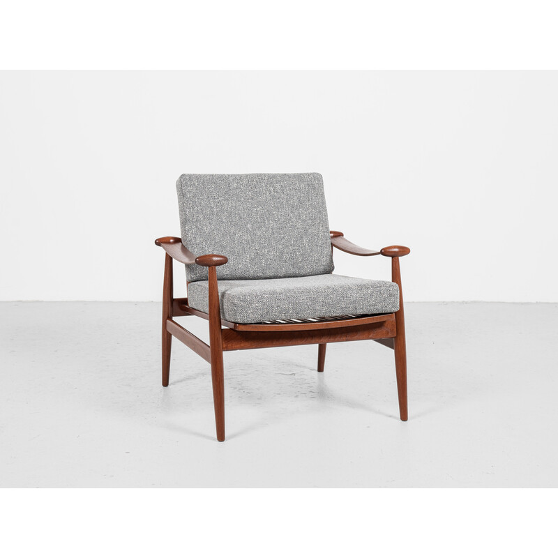 Mid century Danish Spade armchair in teak by Finn Juhl for France and Søn, 1960s