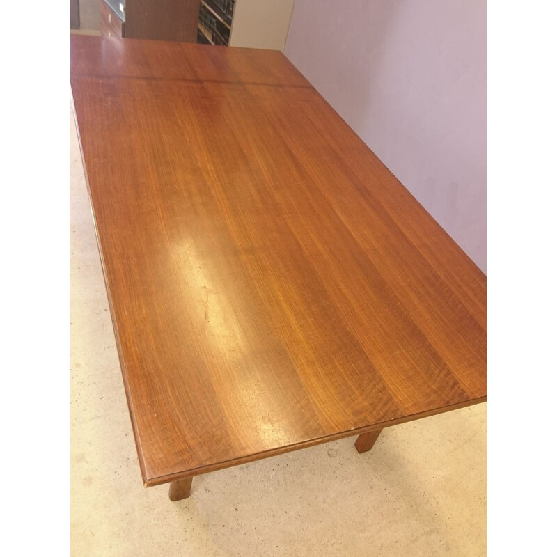 Scandinavian extendable dining table in Rio rosewood - 1950s