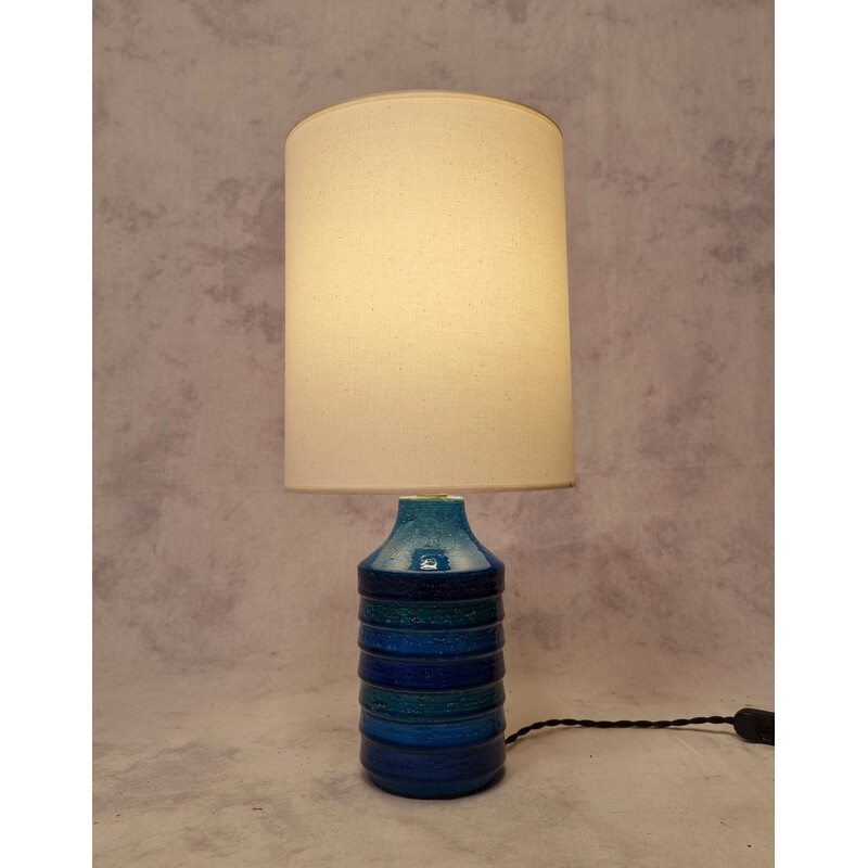 Lampe vintage en céramique par Aldo Londi pour Bitossi, 1960