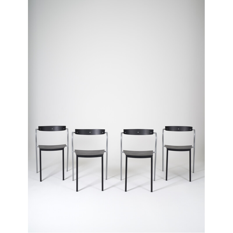 Set of 4 vintage Rio chairs by Pascal and Olivier Mourgue for Artenalo, 1990