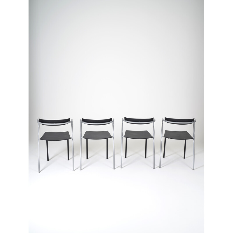 Set of 4 vintage Rio chairs by Pascal and Olivier Mourgue for Artenalo, 1990