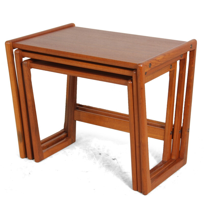 Georg Jensen Teak Kubus nesting tables - 1960s