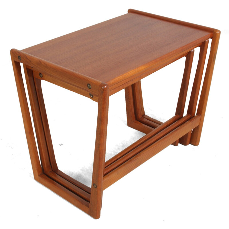 Georg Jensen Teak Kubus nesting tables - 1960s