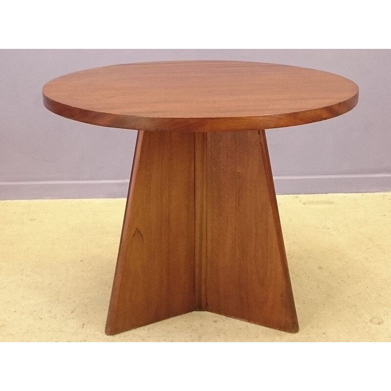 Coffee table in mahogany produced by Stylnet - 1930s