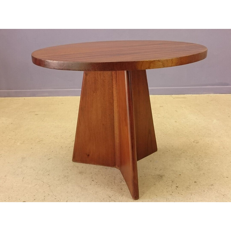 Coffee table in mahogany produced by Stylnet - 1930s