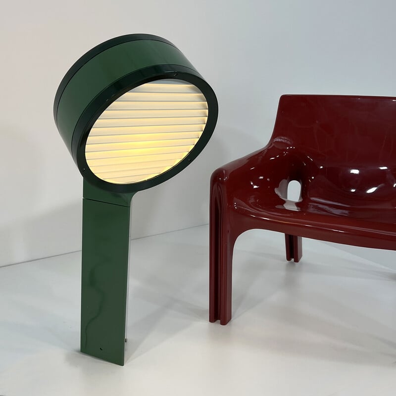 Vintage Tamburo garden lamp in metal, plastic and glass by Tobia & Afra Scarpa for Flos, 1970s