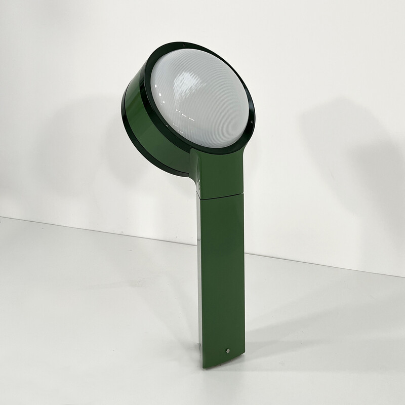 Vintage Tamburo garden lamp in metal, plastic and glass by Tobia & Afra Scarpa for Flos, 1970s