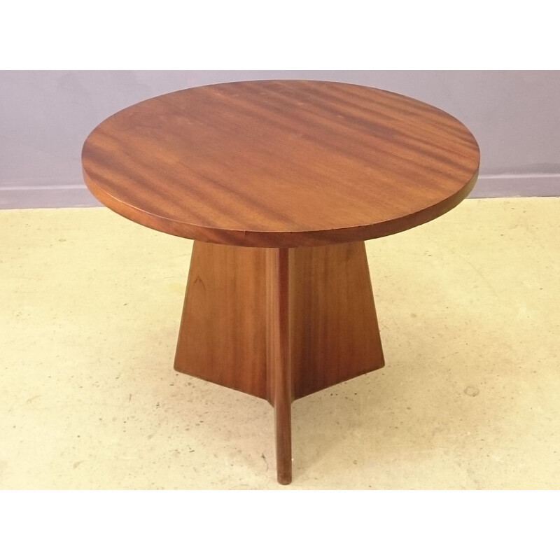 Table basse en acajou massif édition Stylnet - 1930