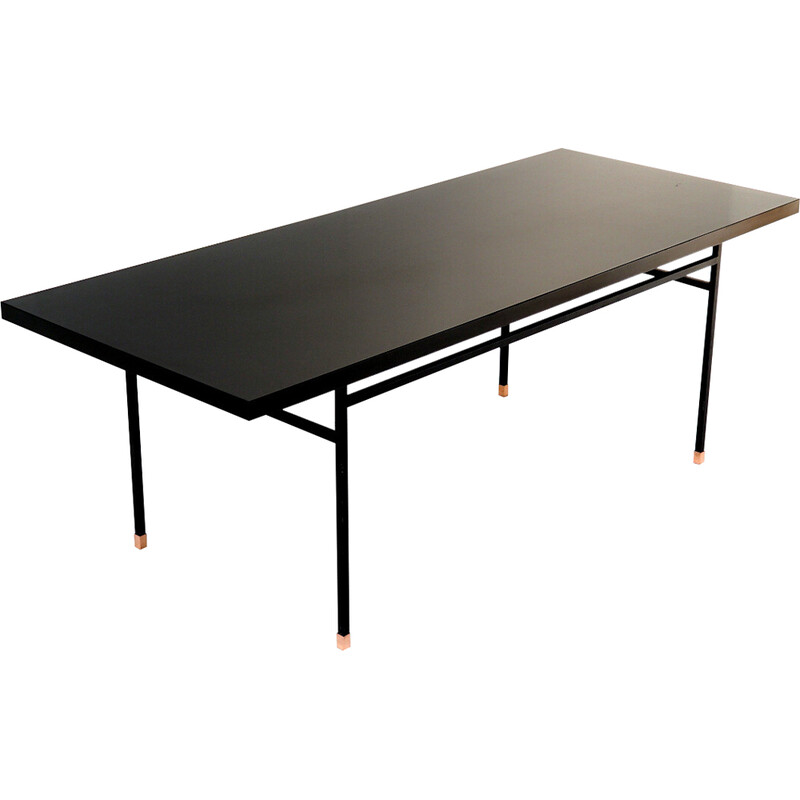 Vintage black table, 1950-1960s