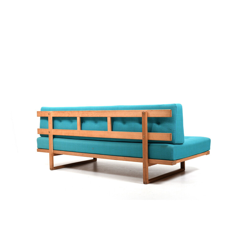 Daybed vintage 4312 in rovere massiccio di Børge Mogensen per Fredericia Stolefabrik, 1960