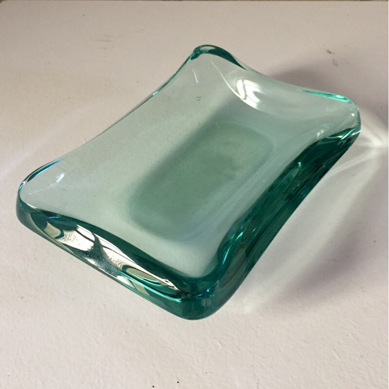 Vintage glass pocket by Max Ingrand for Providro, Italy 1960s
