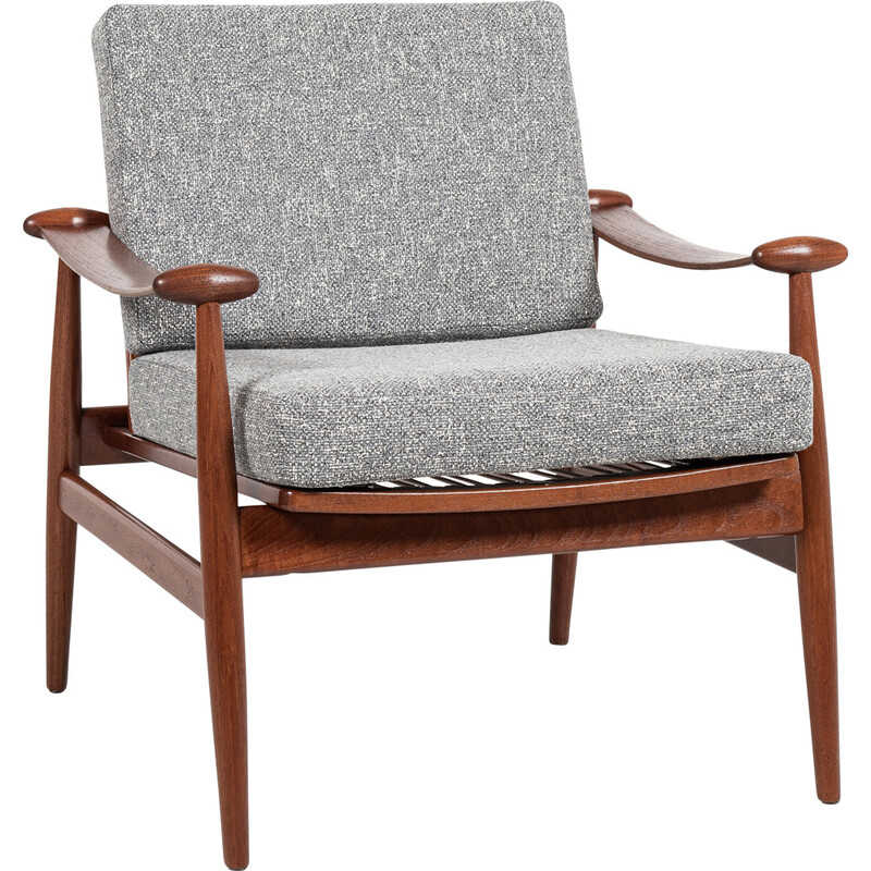 Midden-eeuwse Deense Spade fauteuil in teak van Finn Juhl voor France en Søn, 1960