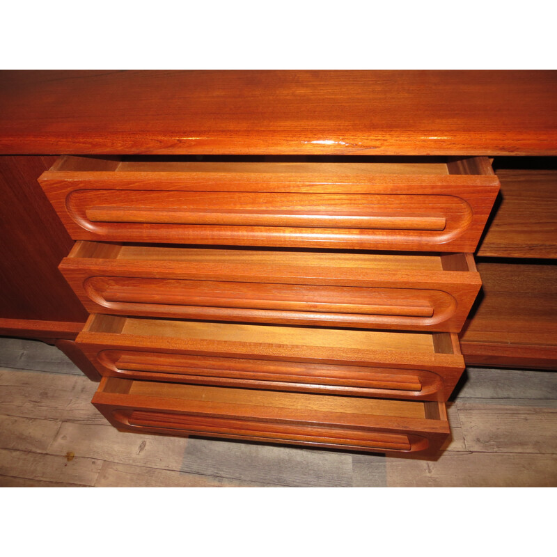 Danish teak sideboard by Ejvind A.Johansson, Vamo Sønderborg - 1960s