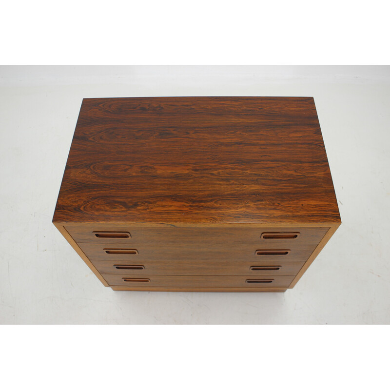 Vintage rosewood chest of drawers by Poul Hundevad, Denmark 1960s