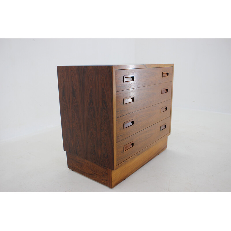 Vintage rosewood chest of drawers by Poul Hundevad, Denmark 1960s