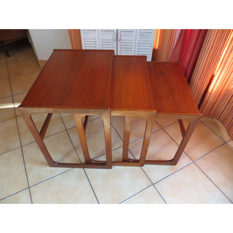 Teak danish nesting tables, BR Gelsted - 1960s