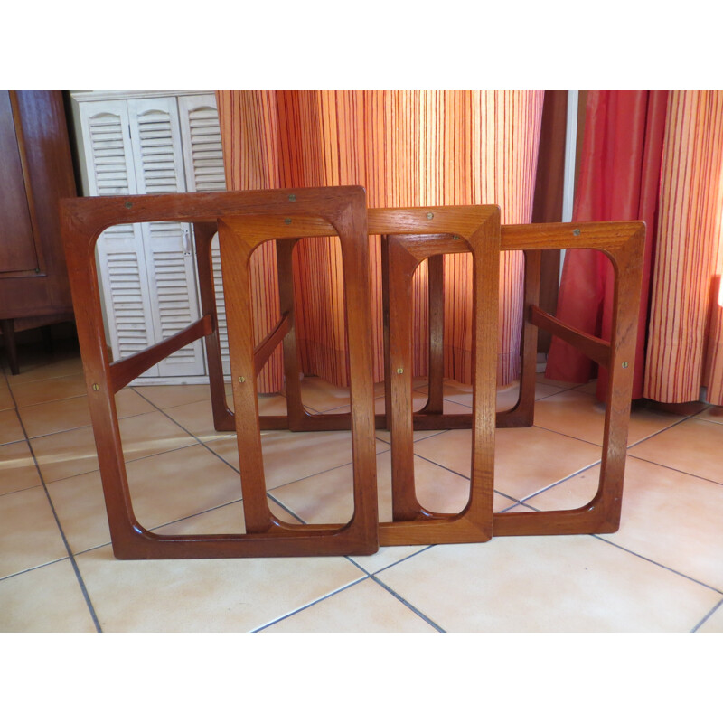 Teak danish nesting tables, BR Gelsted - 1960s