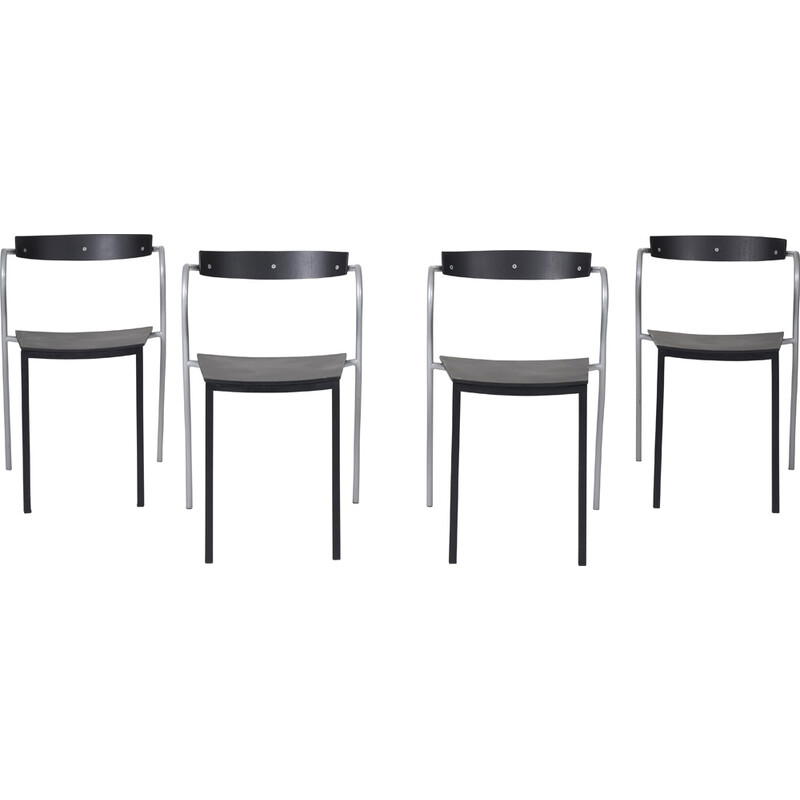 Set of 4 vintage Rio chairs by Pascal and Olivier Mourgue for Artenalo, 1990