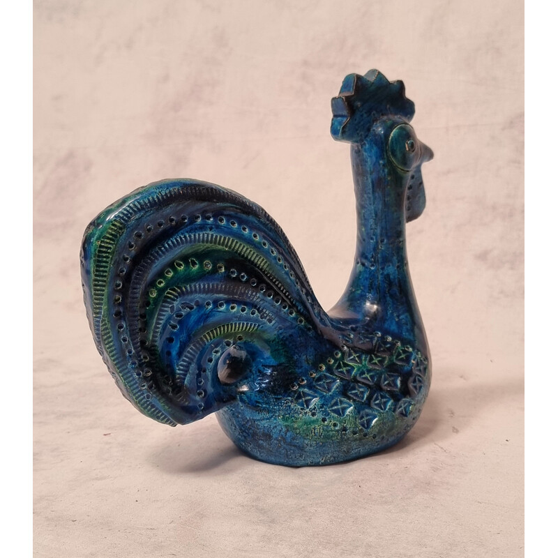 Vintage-Hahn aus Keramik von Aldo Londi für Bitossi, 1960