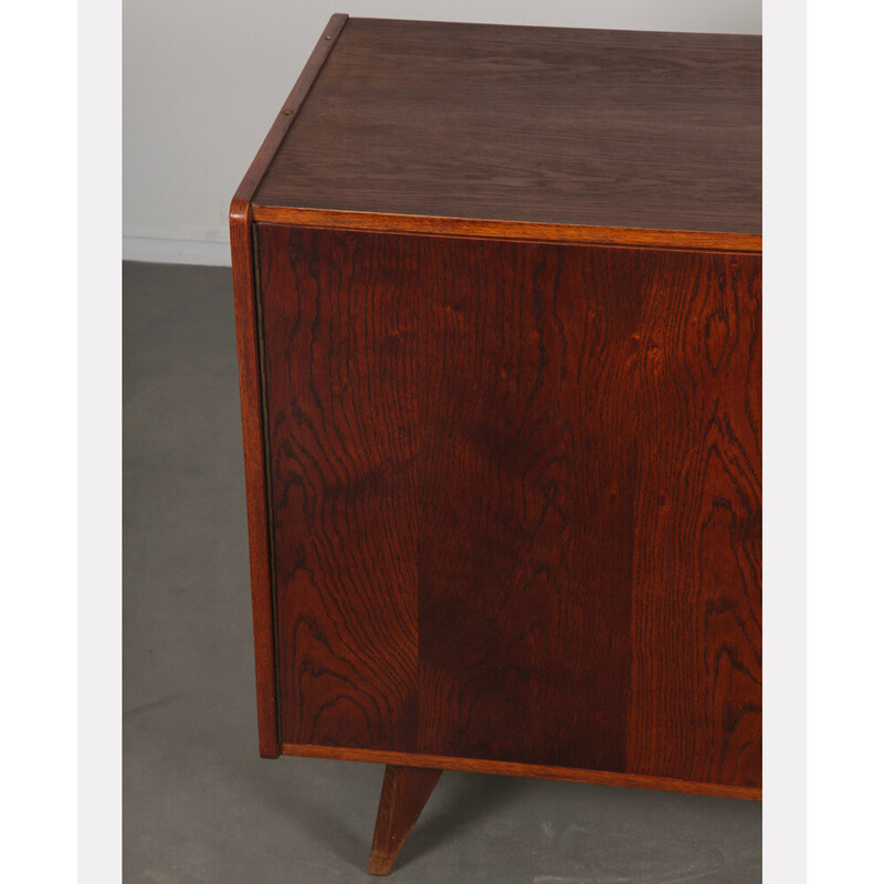 Vintage sideboard U-460 in oak and wood by Jiroutek for Interier Praha, 1960s