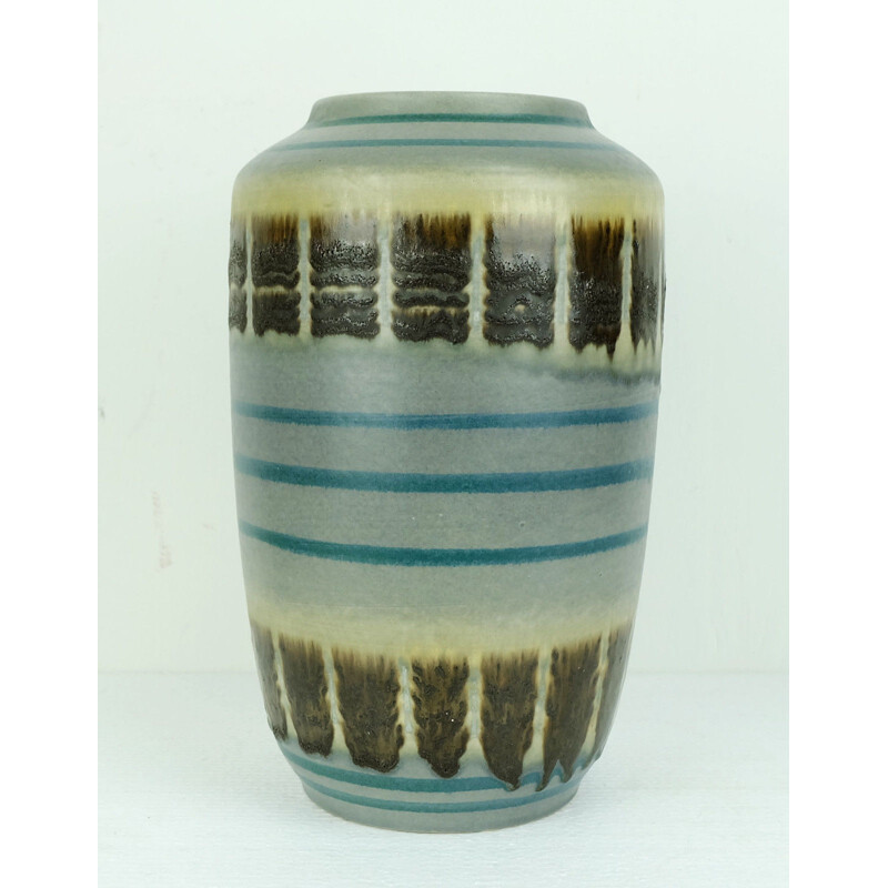 Scheurich mid-century vase model 517-30 abstract pattern - 1950s