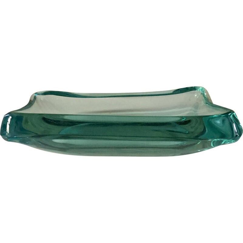 Vintage glass pocket by Max Ingrand for Providro, Italy 1960s