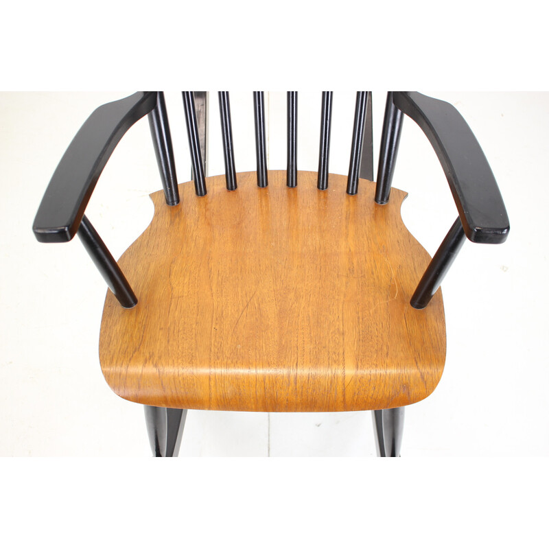 Vintage rocking chair by Varjosen Puunjalostus for Uusikylä, Finland 1960s