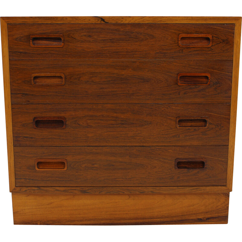 Vintage rosewood chest of drawers by Poul Hundevad, Denmark 1960s