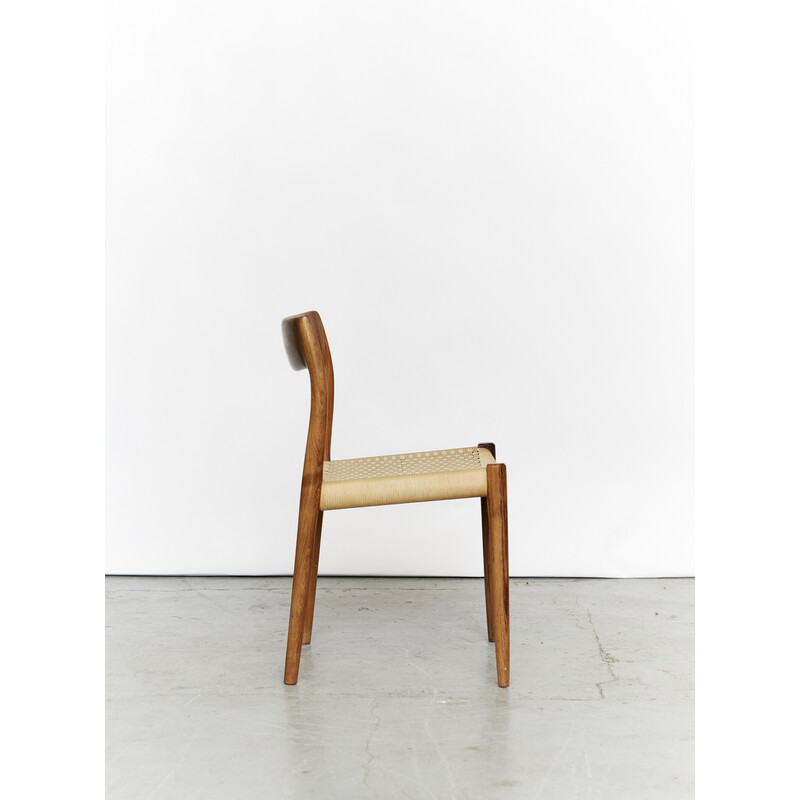 Set of 4 vintage rosewood chairs by Niels Otto Møller for J.L. Møllers, Denmark 1960s