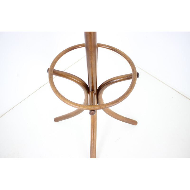 Vintage bentwood coat rack for Thonet, Czechoslovakia 1980s