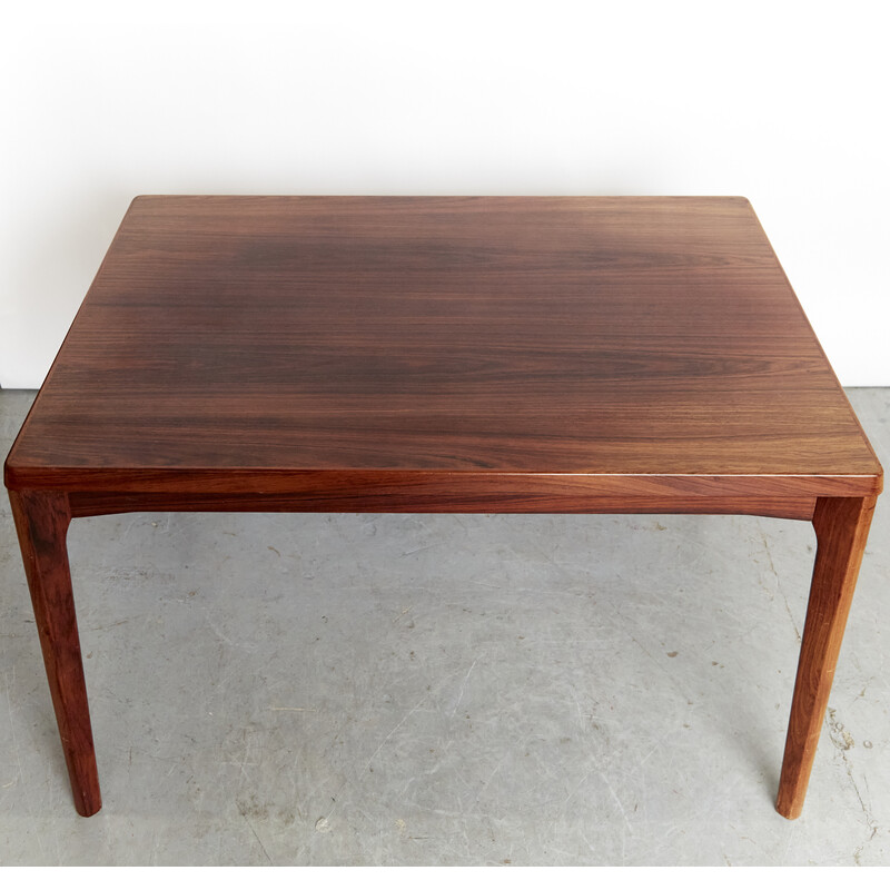 Vintage extendable rosewood table by Henning Kjaernulf for Velje, 1960s