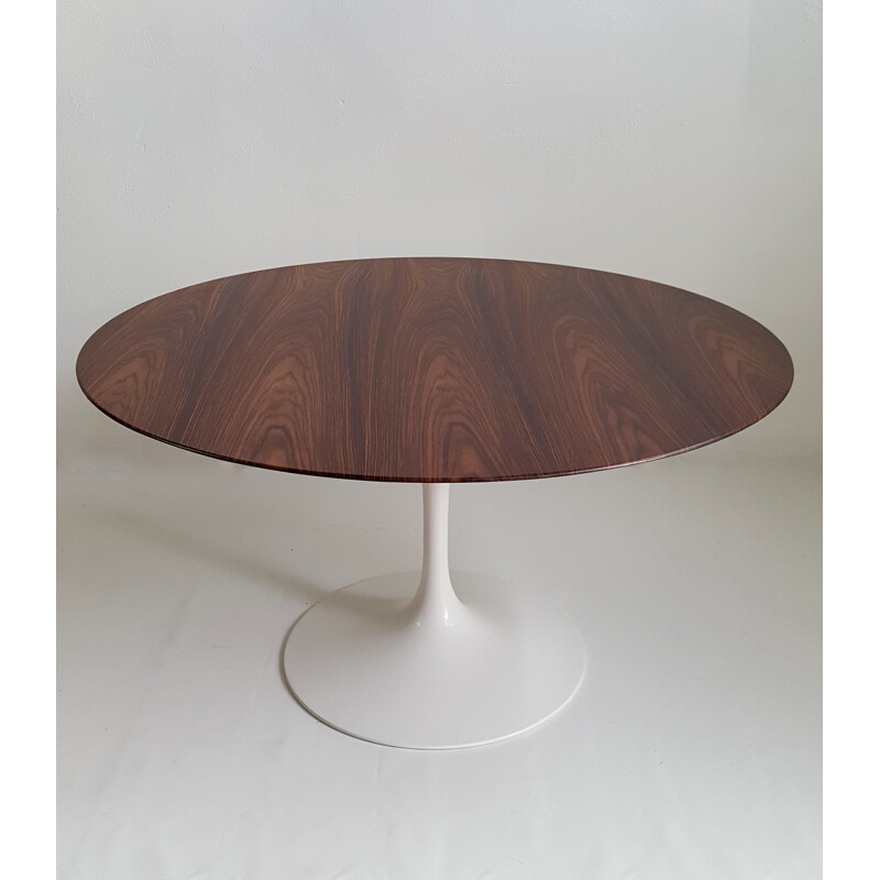 Tulip table in rosewood produced by Knoll International by Eero SAARINEN - 1970s