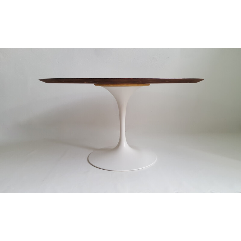 Tulip table in rosewood produced by Knoll International by Eero SAARINEN - 1970s