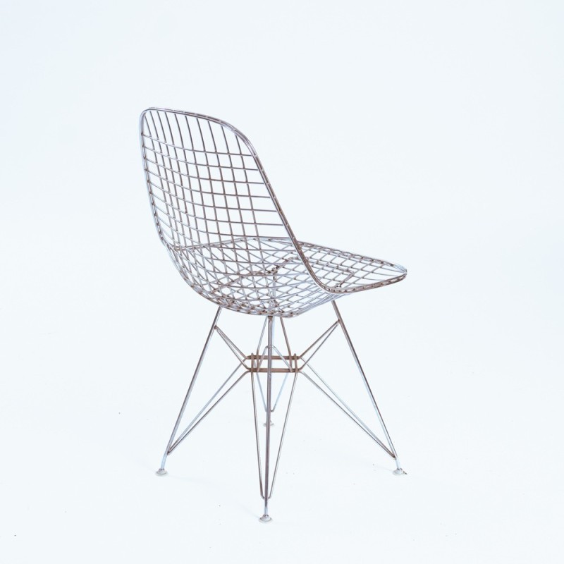 Conjunto de 6 cadeiras Dkr-2 vintage de Charles e Ray Eames para Vitra