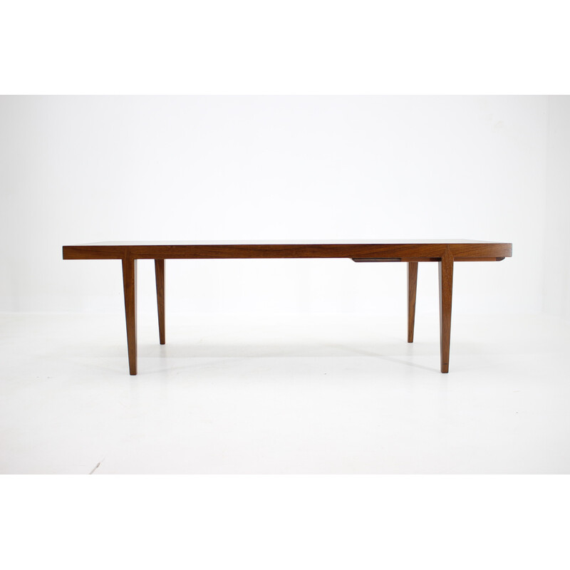 Vintage rosewood coffee table model 44 by Severin Hansen for Haslev, Denmark 1960s