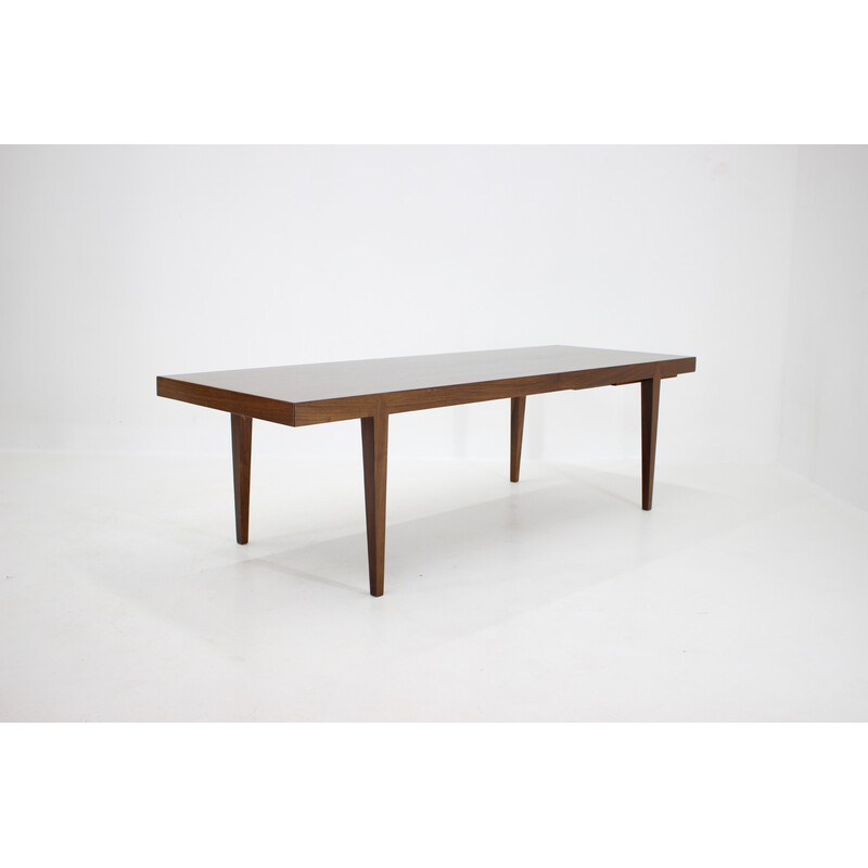 Vintage rosewood coffee table model 44 by Severin Hansen for Haslev, Denmark 1960s