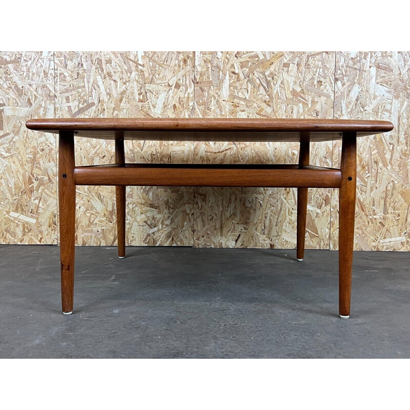 Mesa de centro vintage de teca de Grete Jalk para Glostrup, 1960-1970