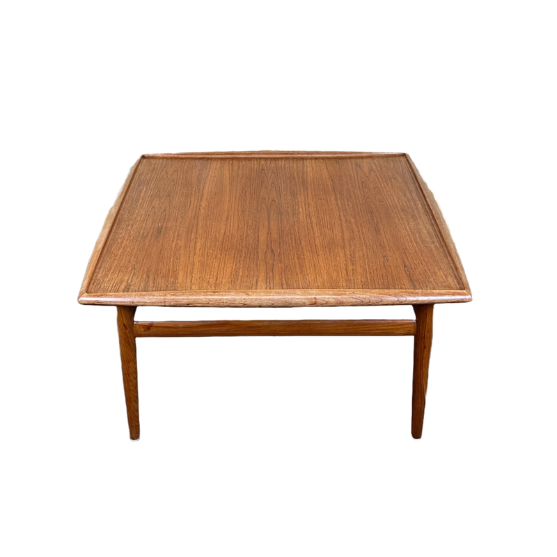 Mesa de centro vintage de teca de Grete Jalk para Glostrup, 1960-1970