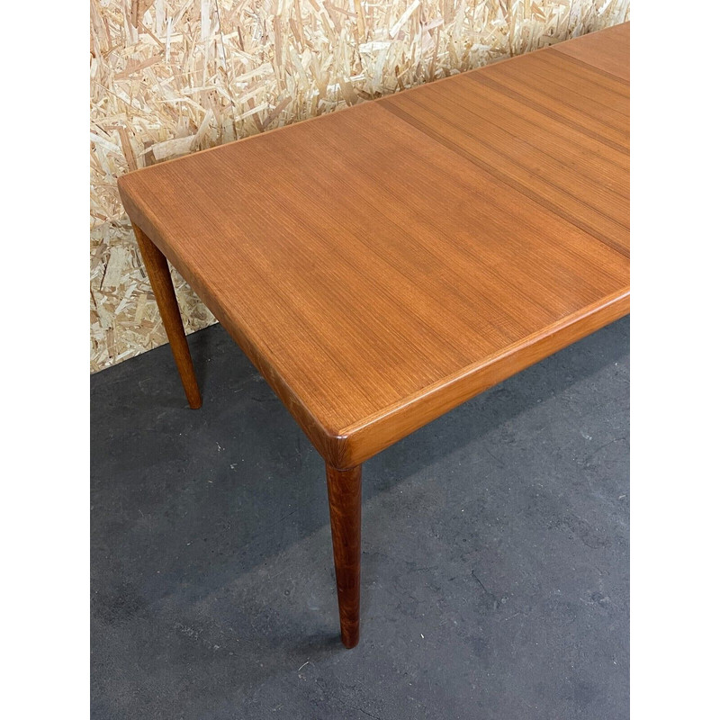 Vintage teakhouten eettafel van H.W Klein voor Bramin, 1960-1970