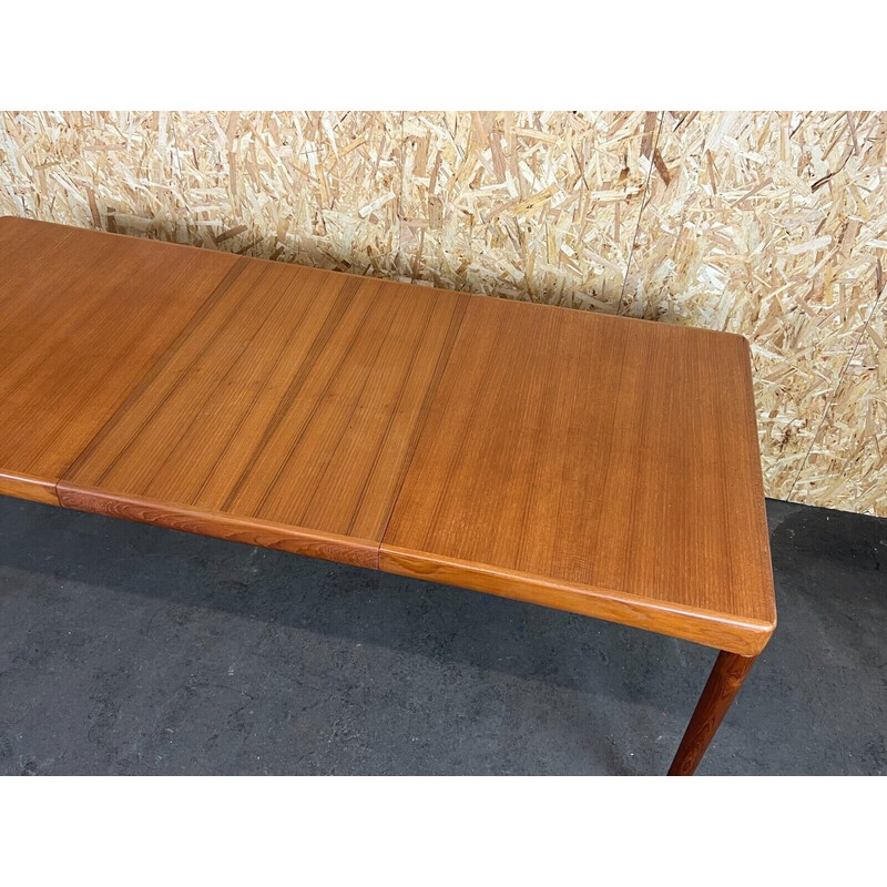 Tavolo da pranzo vintage in teak di H.W Klein per Bramin, 1960-1970