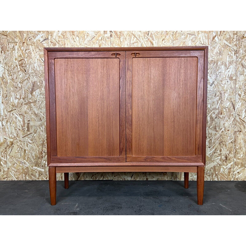 Vintage Deens teakhouten highboard van H.W Klein voor Bramin, 1960-1970.