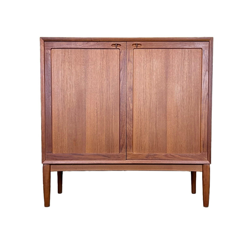 Altes dänisches Teakholz-Highboard von H.W Klein für Bramin, 1960-1970er Jahre