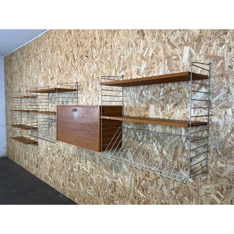 Module d'étagère vintage en chêne par Kajsa et Nils "Nisse" Strinning, Suède 1960-1970