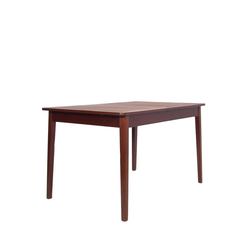 Dutch teak extendable dining table - 1960s