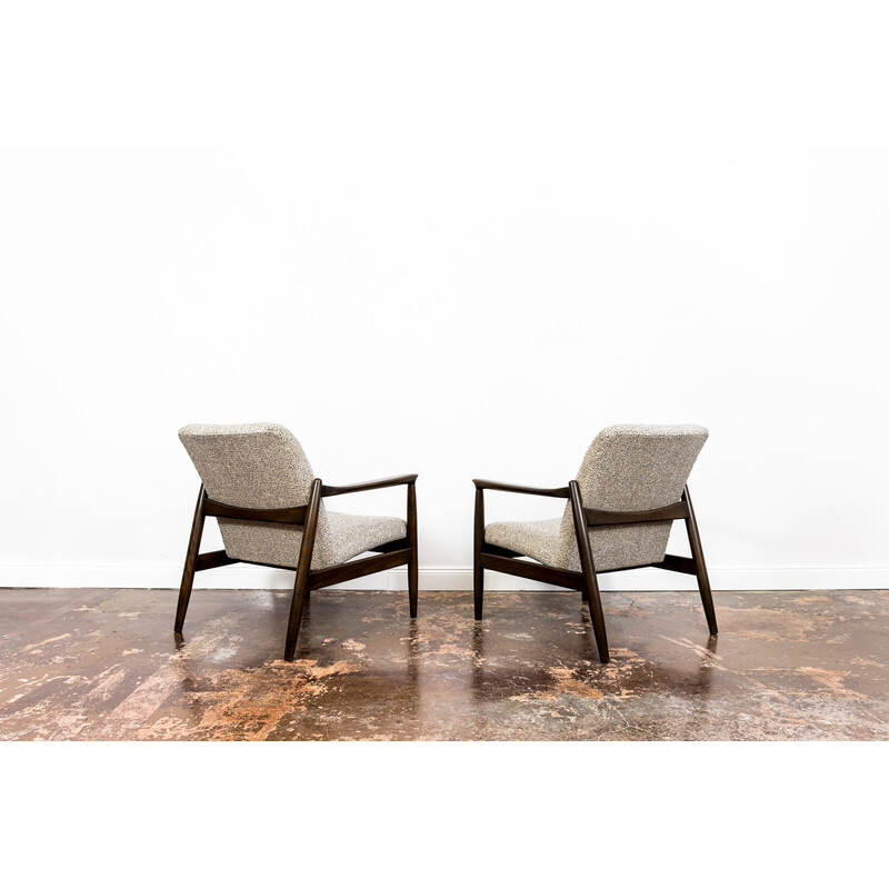 Pair of mid-century Gfm-64 armchairs by Edmund Homa, 1960s