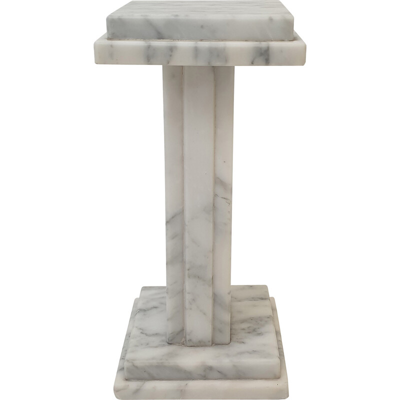 Vintage marble pedestal, Italy 1950s