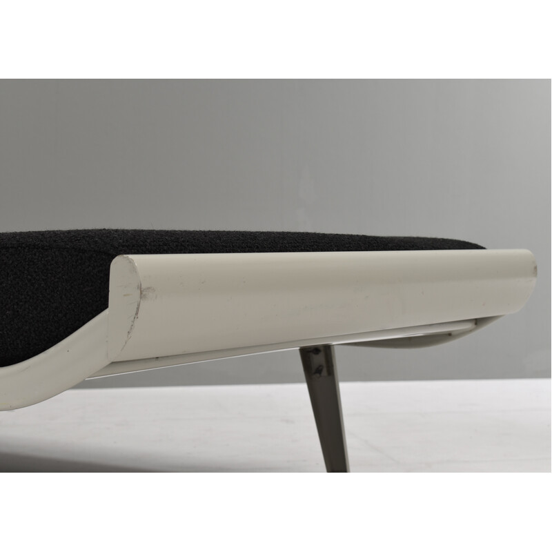 Vintage Cleopatra daybed in metal, teak and fabric by Dick Cordemeijer for Auping, Netherlands 1953s