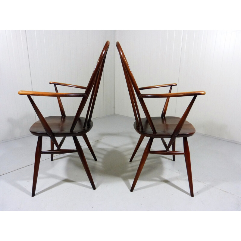 Set of 6 Windsor dining chairs by Lucian Ercolani for Ercol - 1950s