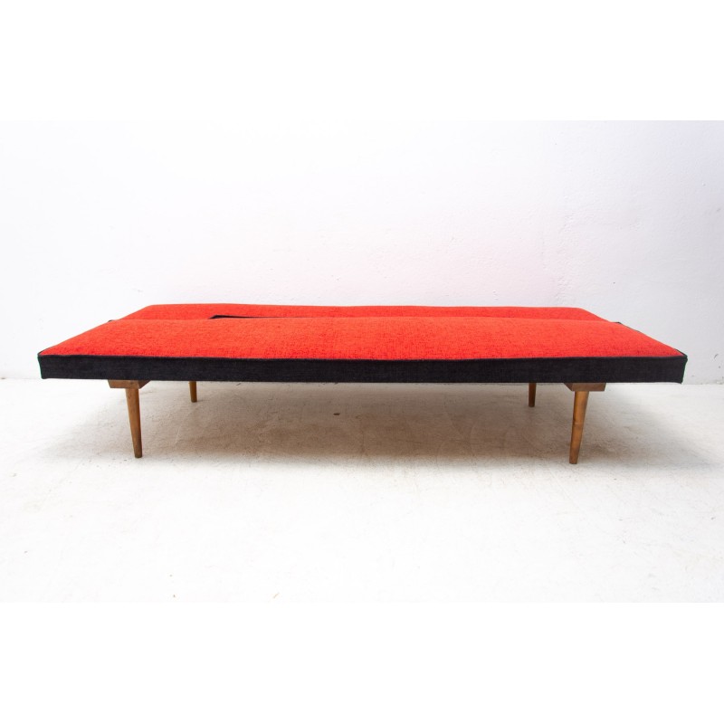 Vintage folding daybed by Miroslav Navrátil, Czechoslovakia 1960